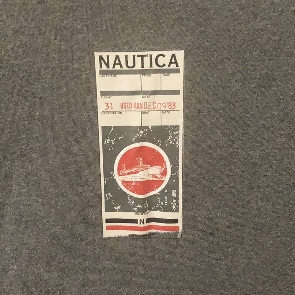 Mens Nautica Flight Shirt